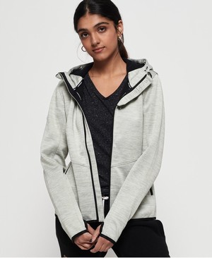 Superdry Prism Hooded SD-Windtrekker Női Kabát Szürke/Fekete | XVONP9208